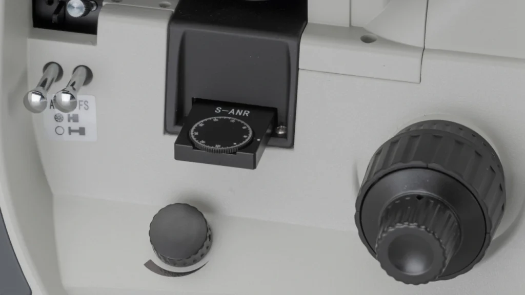 inverted microscope control dials