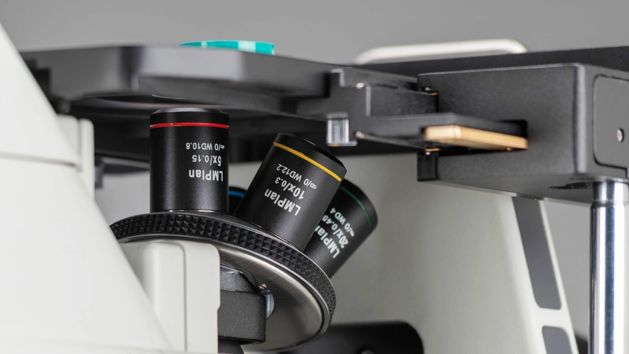 inverted microscope magnification objectives