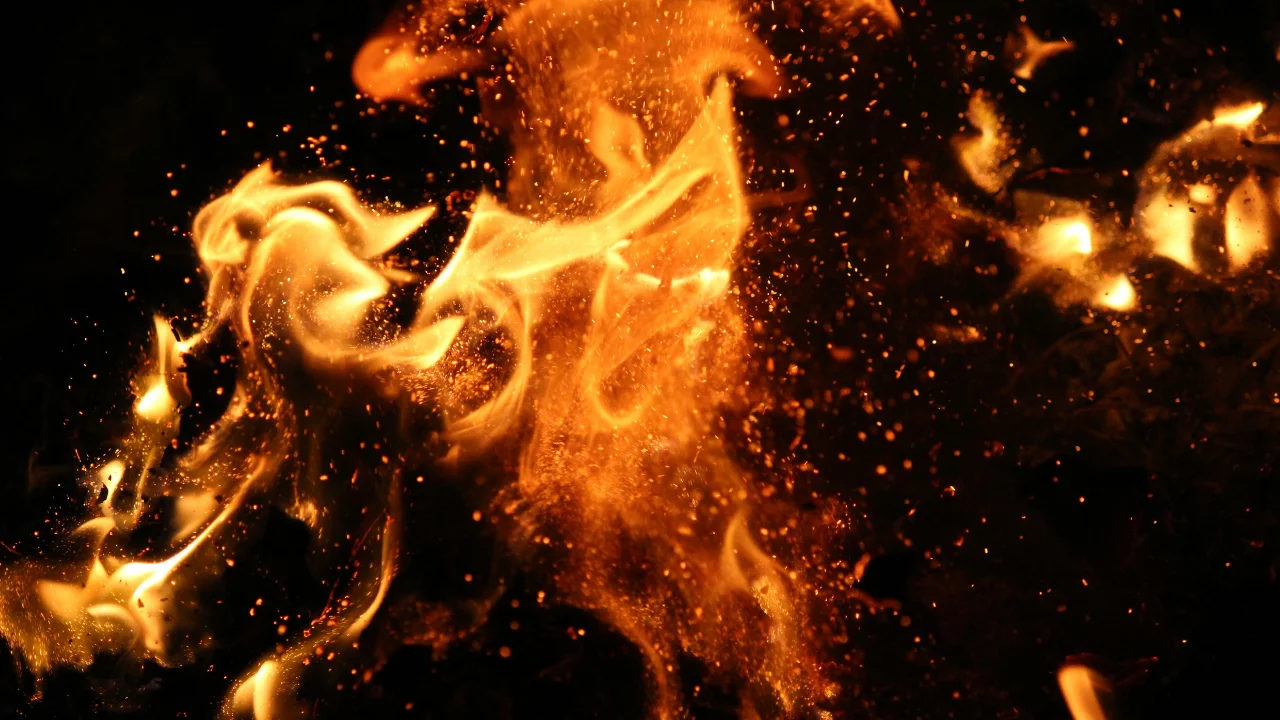 flammes de feu