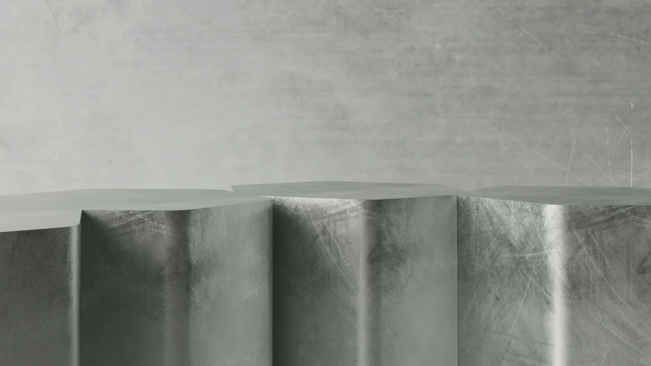 vertical metal bars on metal background