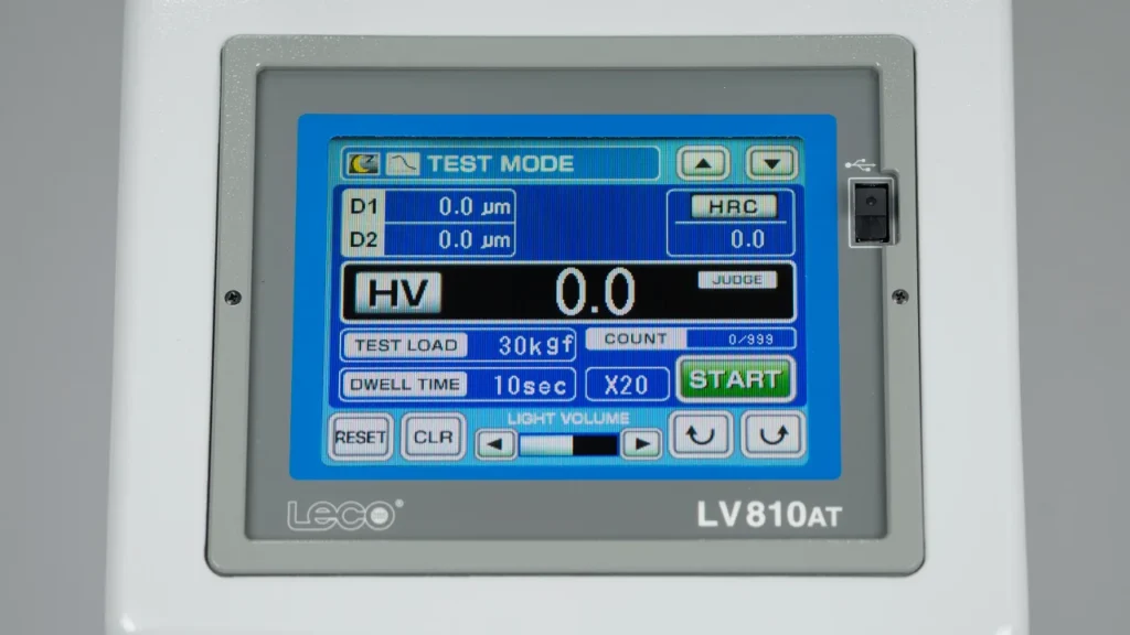 LECO LV Series touchscreen control panel