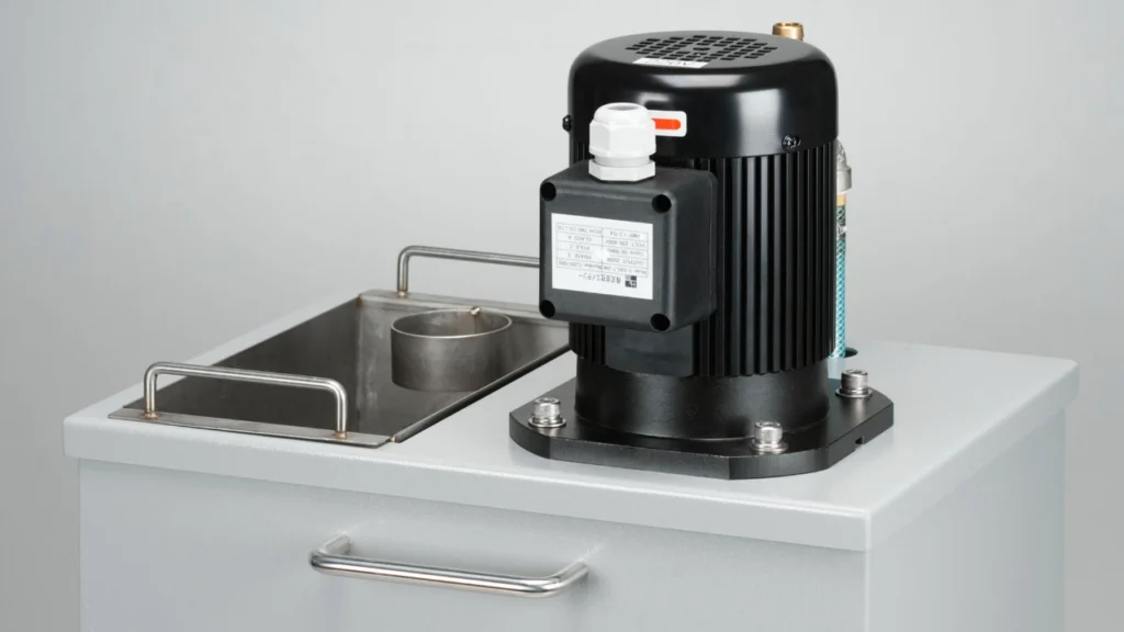 Coolant recirculation system for LECO sectioning machine
