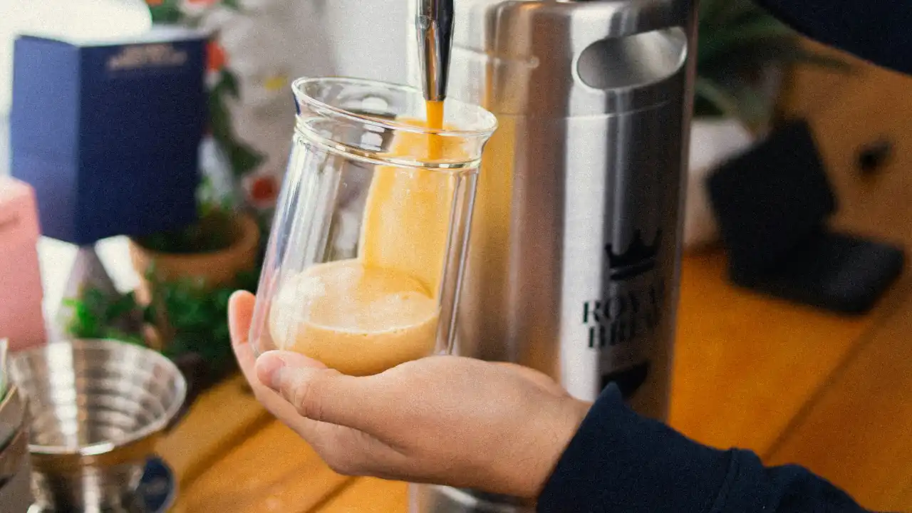 café infusé à l'azote