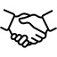 two hands shaking