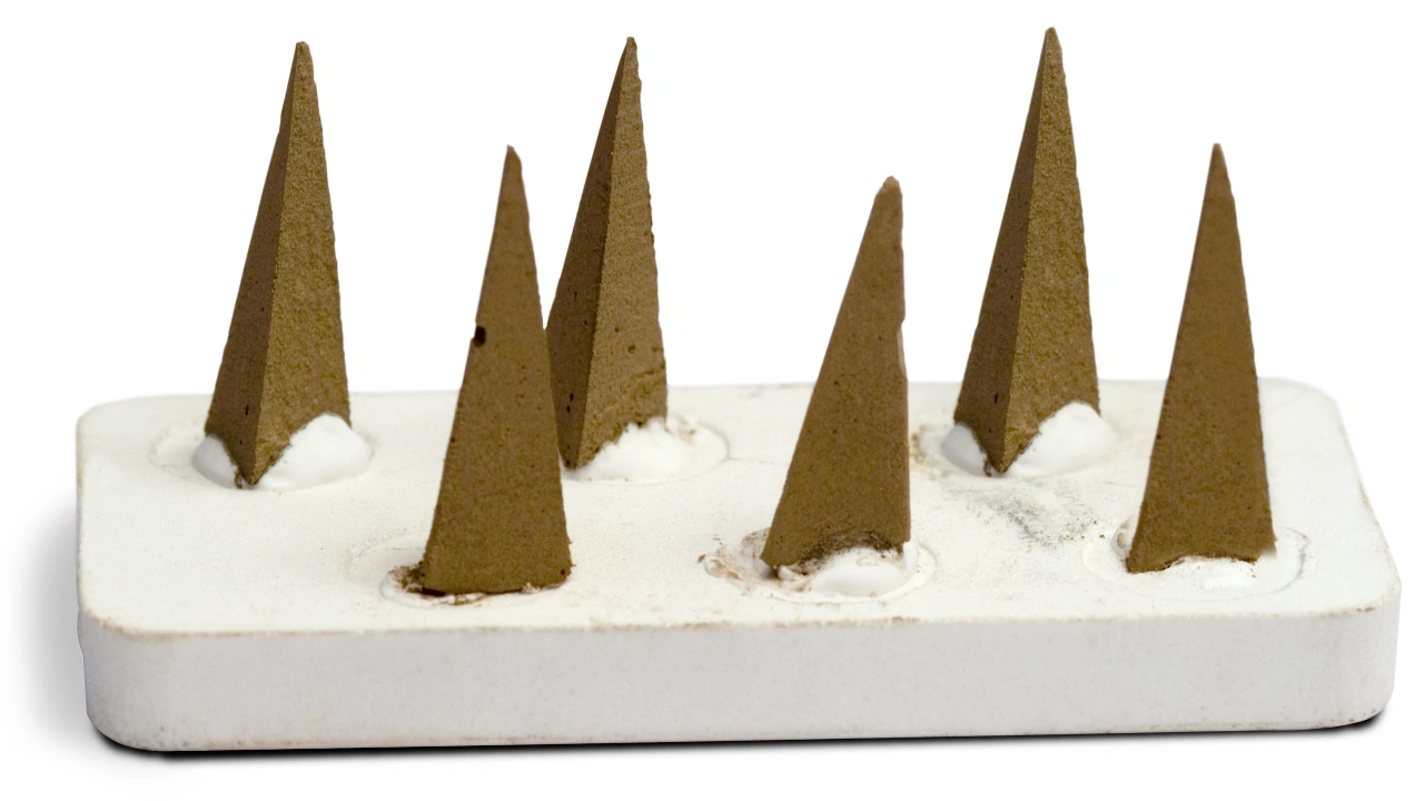 cones de fusão de cinzas para análise