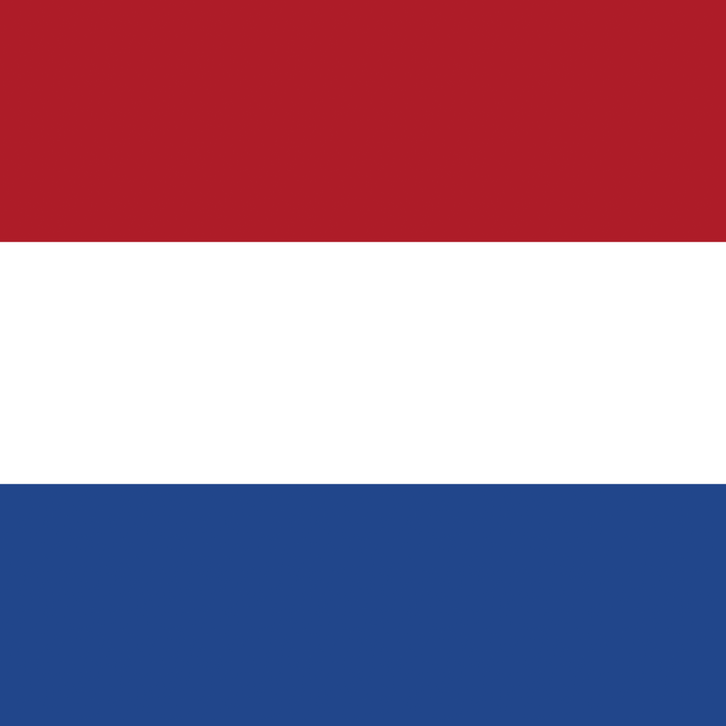 Bandera de los Países Bajos - Cuadrada