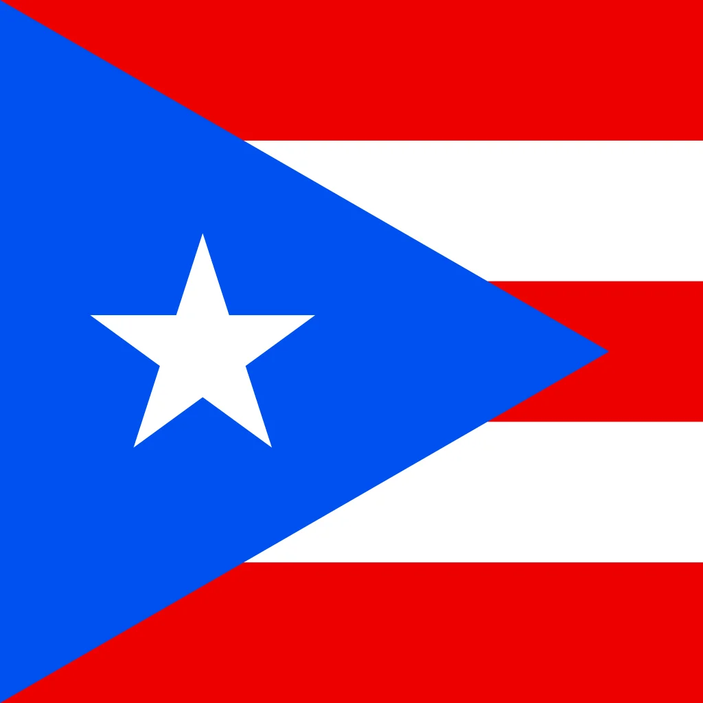 Bandera de Puerto Rico - Cuadrada