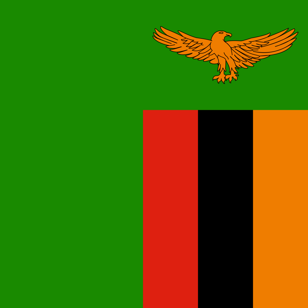 Flag of Zambia - Square