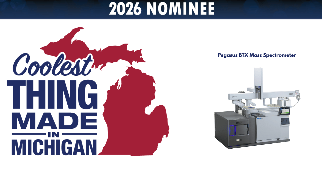 LECO Pegasus® BTX Mass Spectrometer Nominated for “Coolest Thing Made in Michigan” Award