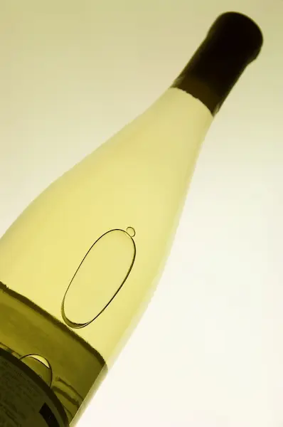 Bottle of Chardonnay